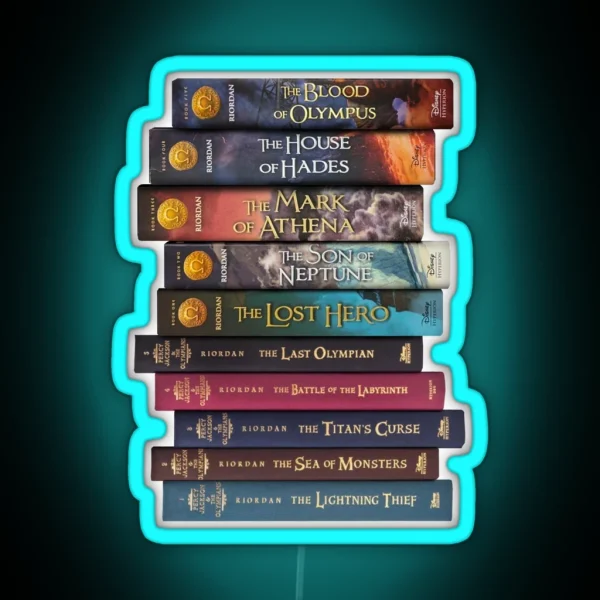 Rick Riordan S Percy Jackson Series RGB Neon Sign