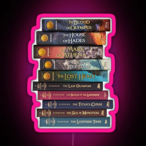 Rick Riordan S Percy Jackson Series RGB Neon Sign