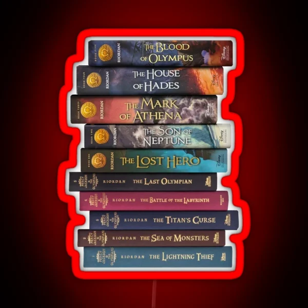 Rick Riordan S Percy Jackson Series RGB Neon Sign