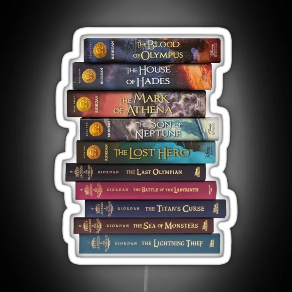 Rick Riordan S Percy Jackson Series RGB Neon Sign