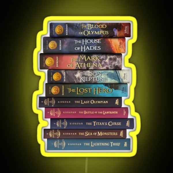 Rick Riordan S Percy Jackson Series RGB Neon Sign
