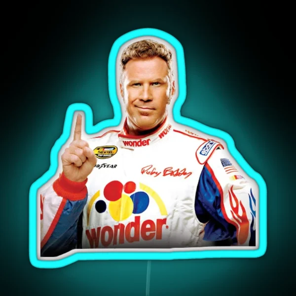 Ricky Bobby RGB Neon Sign