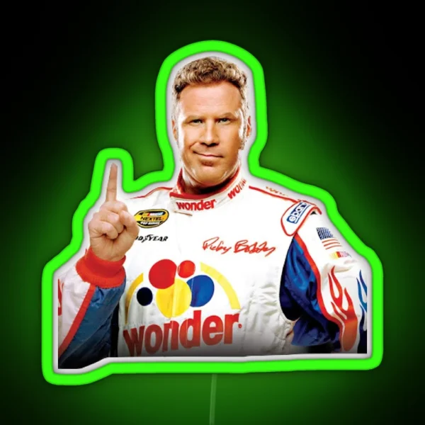 Ricky Bobby RGB Neon Sign