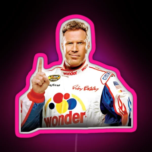 Ricky Bobby RGB Neon Sign