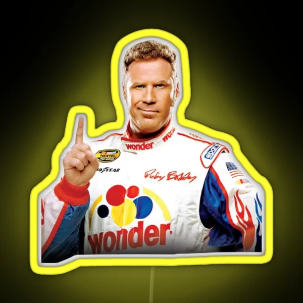 Ricky Bobby RGB Neon Sign