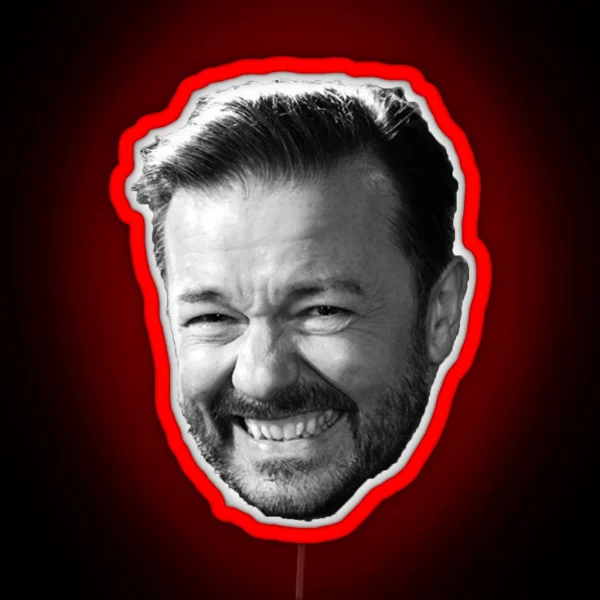 Ricky Gervais RGB Neon Sign