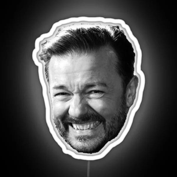 Ricky Gervais RGB Neon Sign