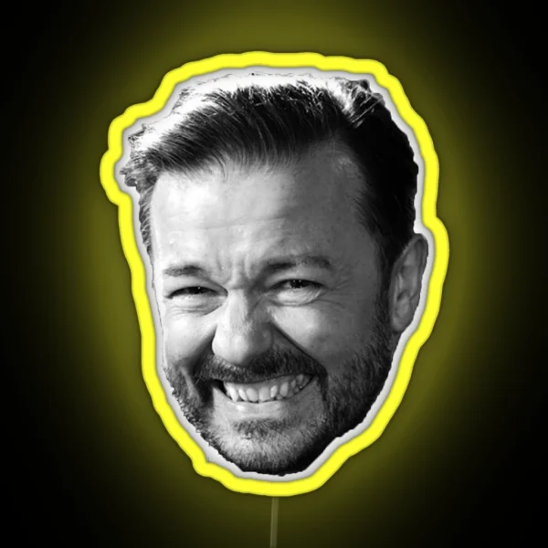 Ricky Gervais RGB Neon Sign