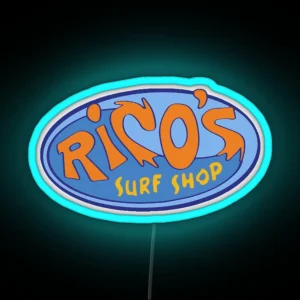 Rico S Surf Shop Hannah Montana RGB Neon Sign