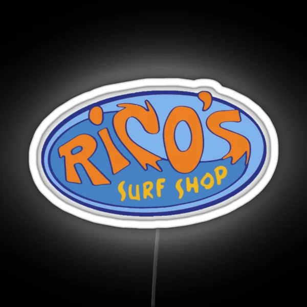 Rico S Surf Shop Hannah Montana RGB Neon Sign