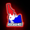 ridaho rgb neon sign in vibrant red