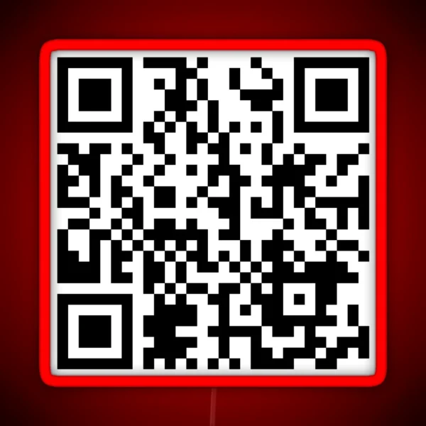 Ride Of The Rohirrim QR Code RGB Neon Sign