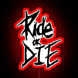 Ride Or Die MTB RGB Neon Sign