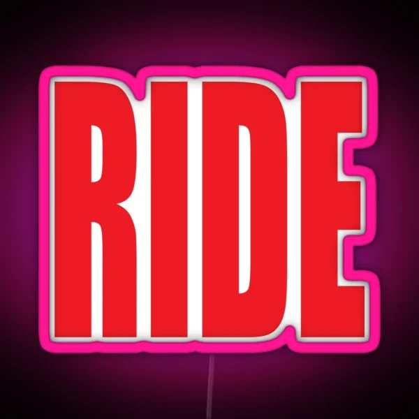 RIDE RGB Neon Sign