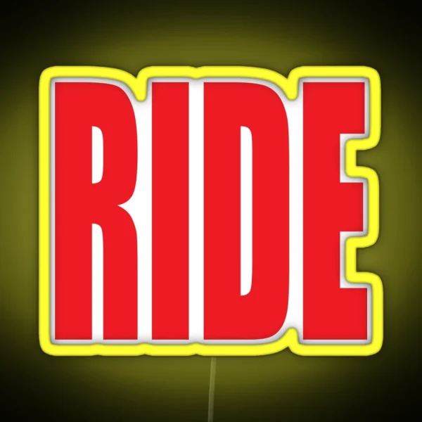 RIDE RGB Neon Sign