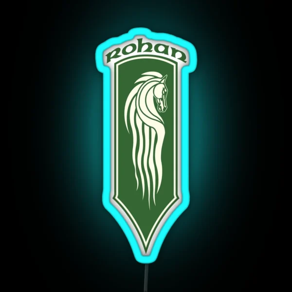 Riders Of Rohan Banner Horse RGB Neon Sign