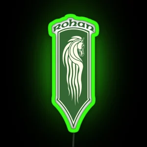 Riders Of Rohan Banner Horse RGB Neon Sign