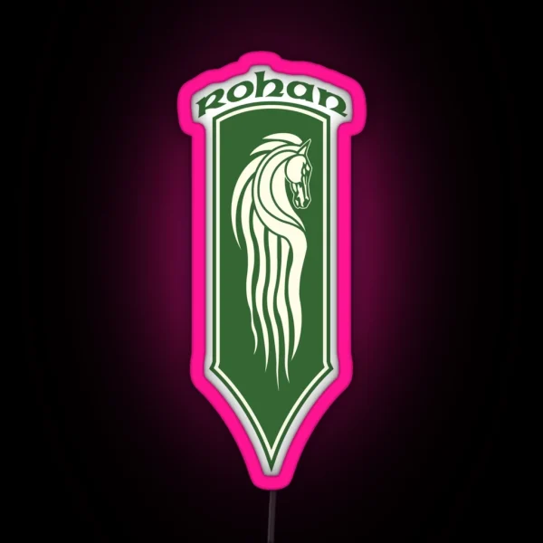 Riders Of Rohan Banner Horse RGB Neon Sign