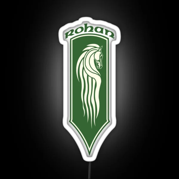Riders Of Rohan Banner Horse RGB Neon Sign
