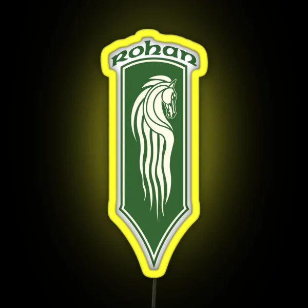 Riders Of Rohan Banner Horse RGB Neon Sign