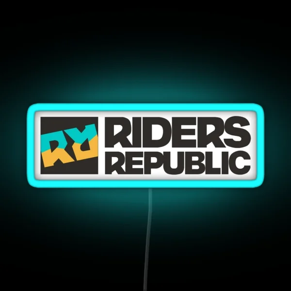 Riders Republic Led Logo RGB Neon Sign