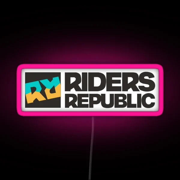 Riders Republic Led Logo RGB Neon Sign