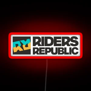 Riders Republic Led Logo RGB Neon Sign