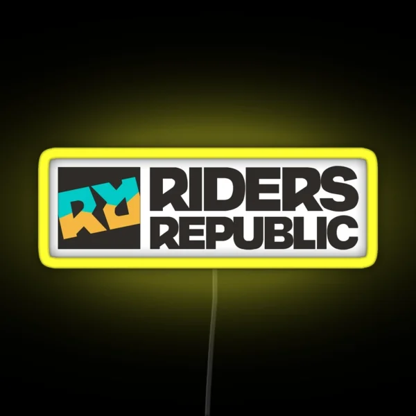 Riders Republic Led Logo RGB Neon Sign