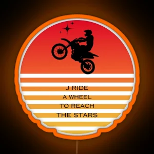 Riding A Motocycle Is More Than A Passion RGB Neon Sign