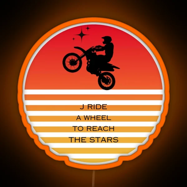 Riding A Motocycle Is More Than A Passion RGB Neon Sign