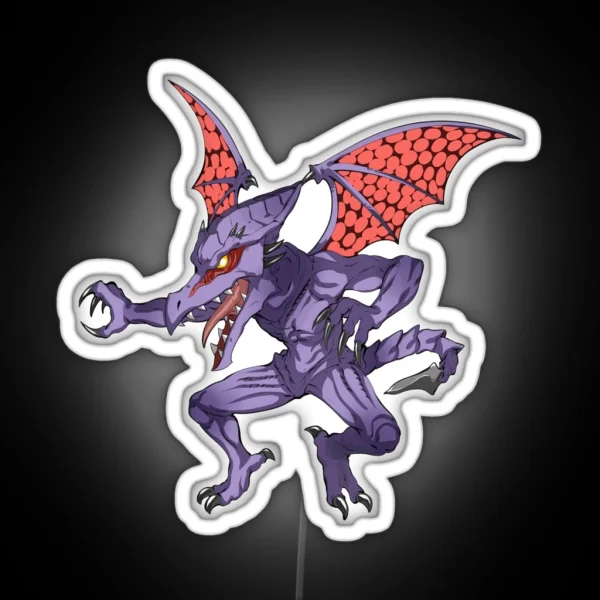 Ridley Smash RGB Neon Sign