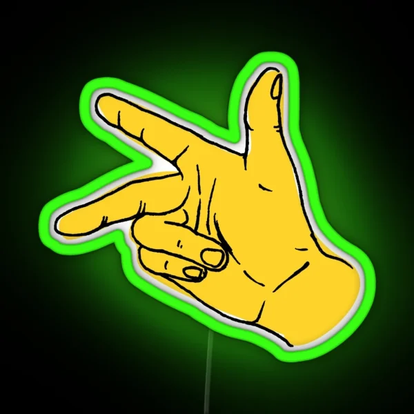 Right Hand Rules RGB Neon Sign