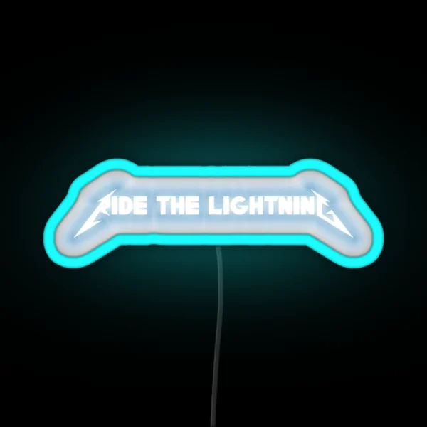 Right The Lightning Metallica RGB Neon Sign
