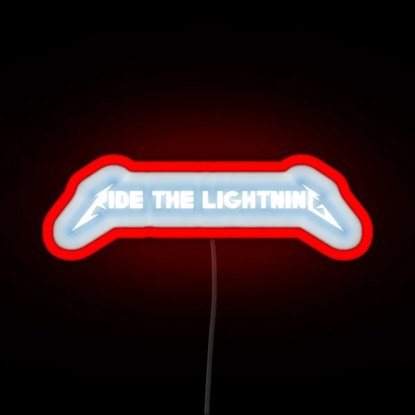 Right The Lightning Metallica RGB Neon Sign