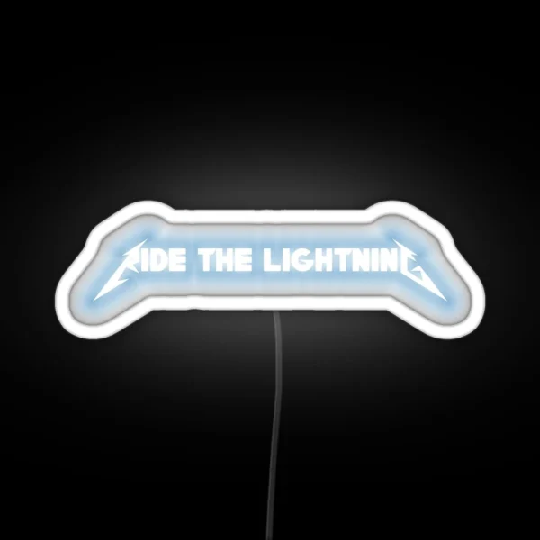 Right The Lightning Metallica RGB Neon Sign