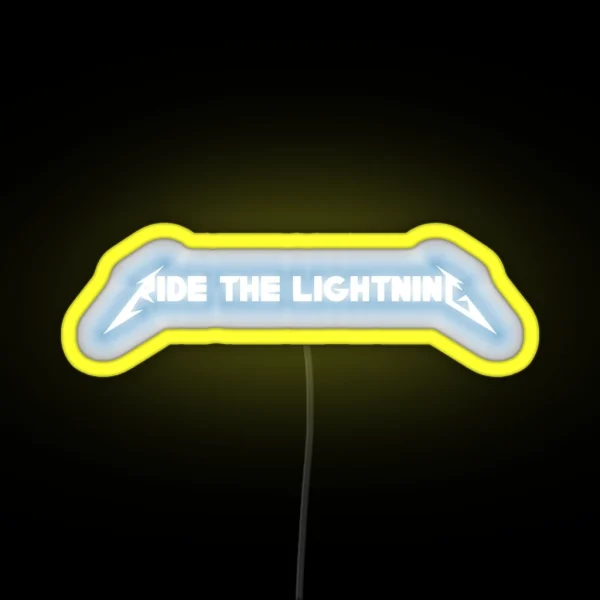 Right The Lightning Metallica RGB Neon Sign