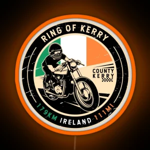 Ring Of Kerry Ireland Motorcycle RGB Neon Sign