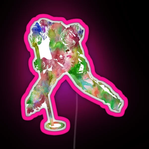 Ringette Player Ringette RGB Neon Sign