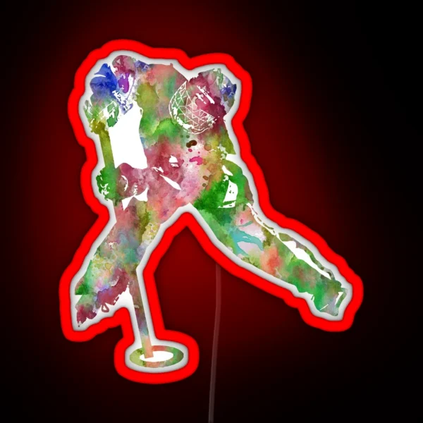 Ringette Player Ringette RGB Neon Sign