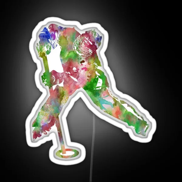 Ringette Player Ringette RGB Neon Sign