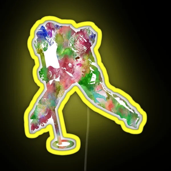 Ringette Player Ringette RGB Neon Sign