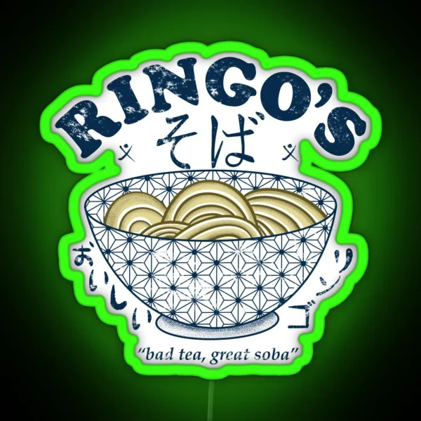 Ringo S Soba Blue Eye Samurai RGB Neon Sign