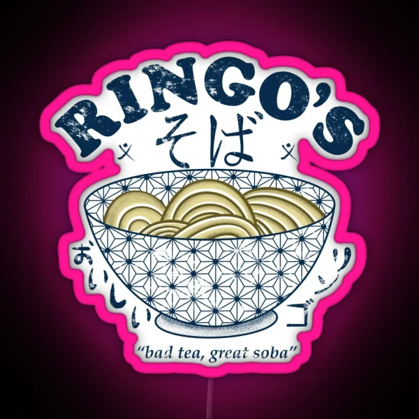 Ringo S Soba Blue Eye Samurai RGB Neon Sign