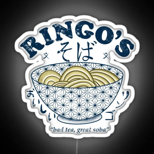 Ringo S Soba Blue Eye Samurai RGB Neon Sign