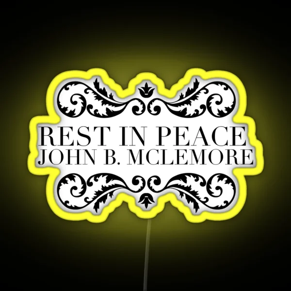 RIP John B RGB Neon Sign