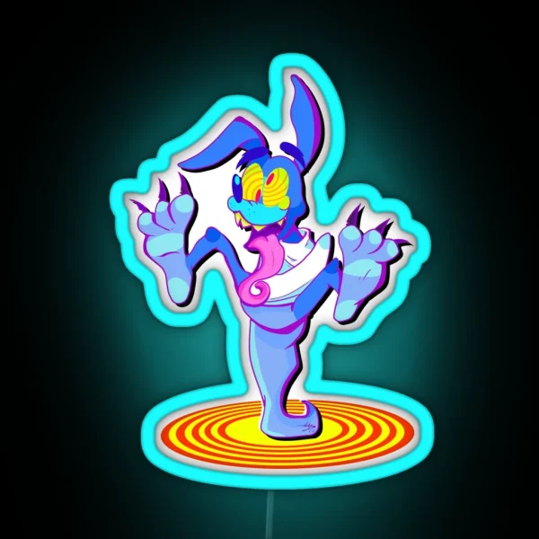Ripper Roo RGB Neon Sign