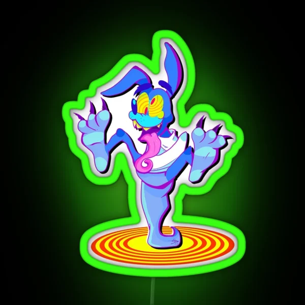 Ripper Roo RGB Neon Sign