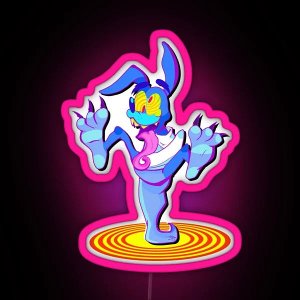 Ripper Roo RGB Neon Sign