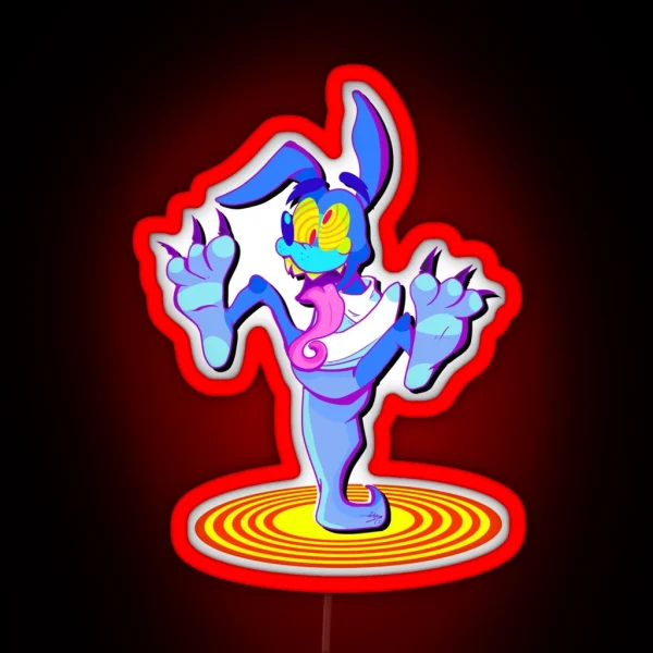 Ripper Roo RGB Neon Sign