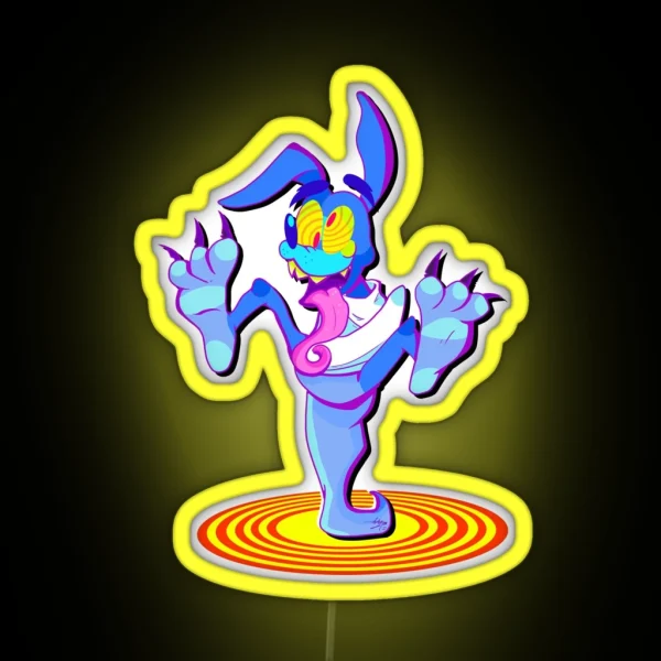 Ripper Roo RGB Neon Sign